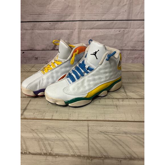 Nike Air Jordan 13 Retro GS Multicolor Women sz 8 - Picture 1 of 6